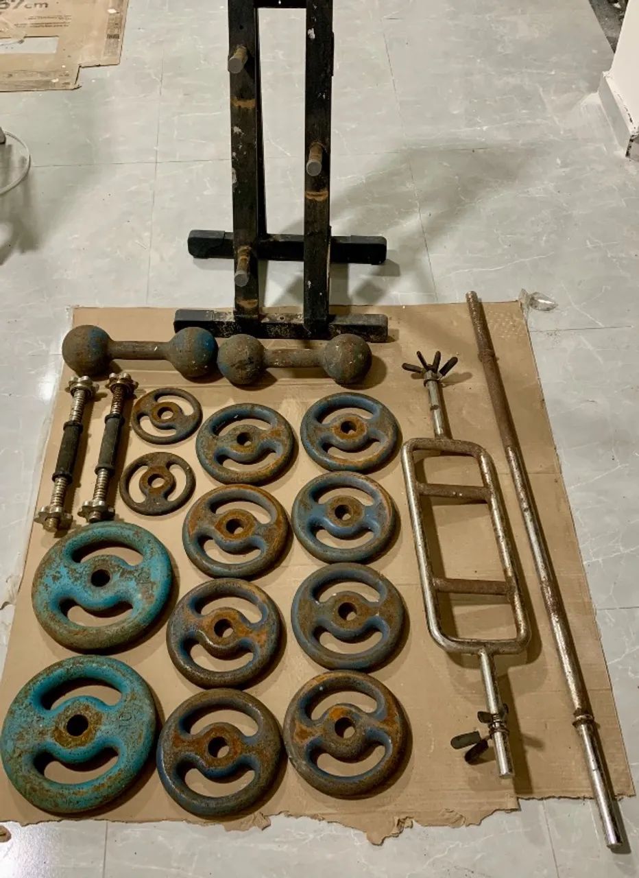 Kit musculação 