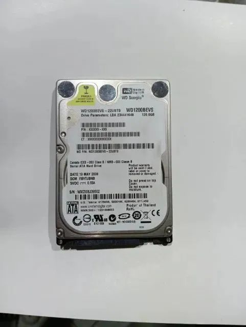 Kit notebook 2 memória Ram 1GB cada + HD 120GB 