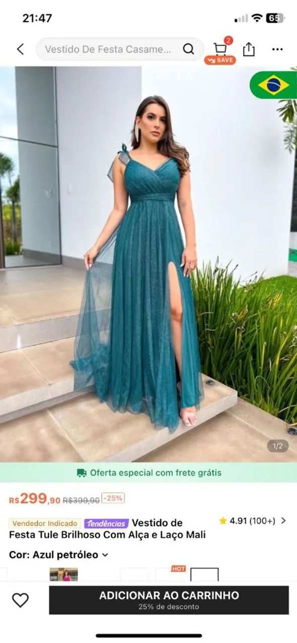 Vestido de festa