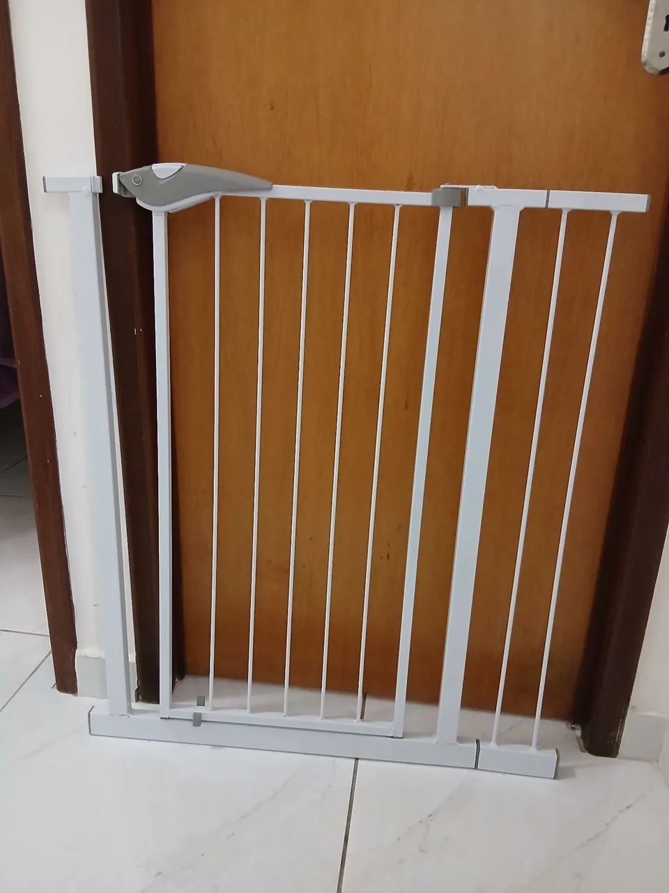 Portão de Proteção Mor para Crianças e Pets - 75cm - Branco - Foto 2