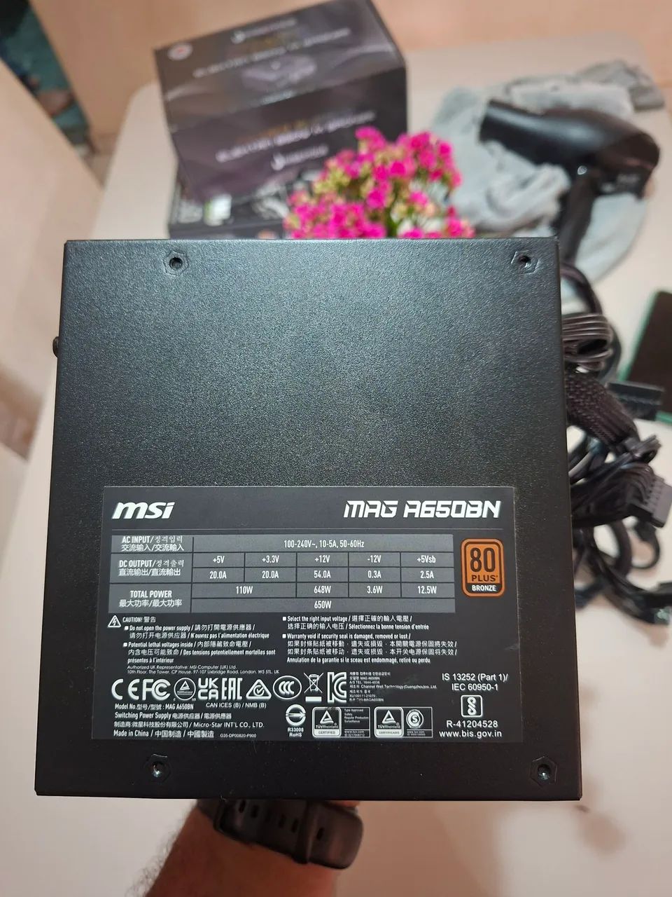 Fonte MSI MAG A650BN - Foto 3
