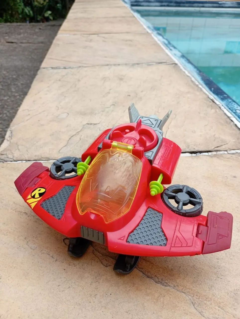 Nave Imaginext do Robin com dois projéteis e sem o boneco - Foto 2