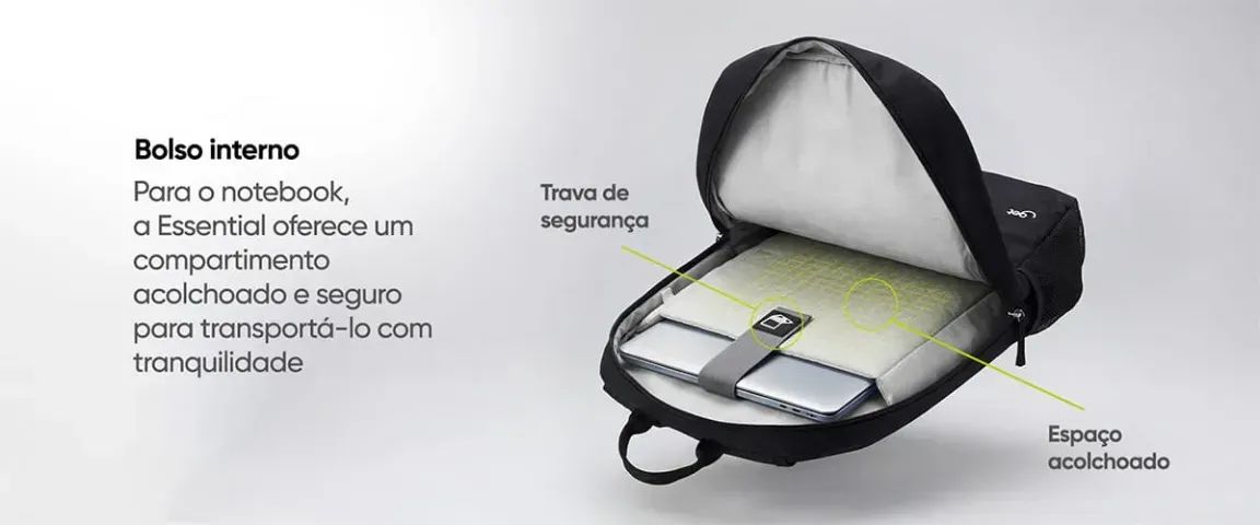 Mochila para Notebook 15.6" Slim Get NOVA - Foto 4