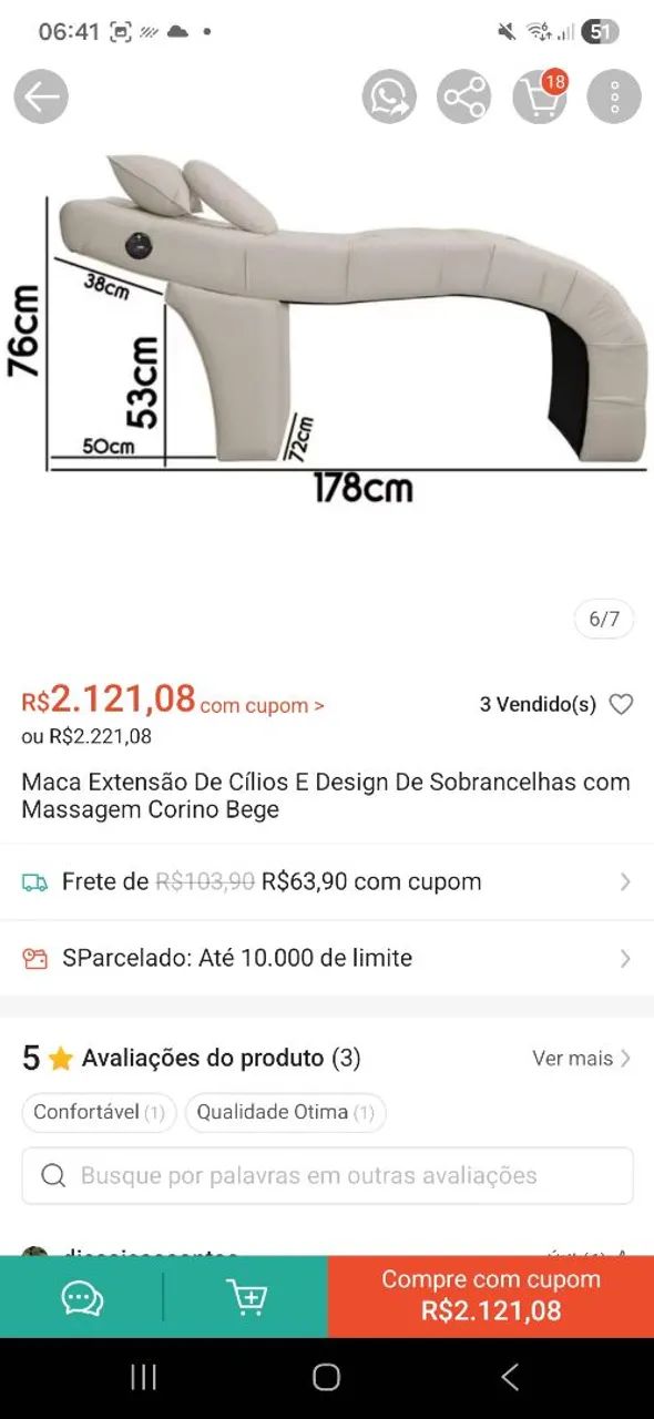 Maca para cílios e sombrancelha  - Foto 3