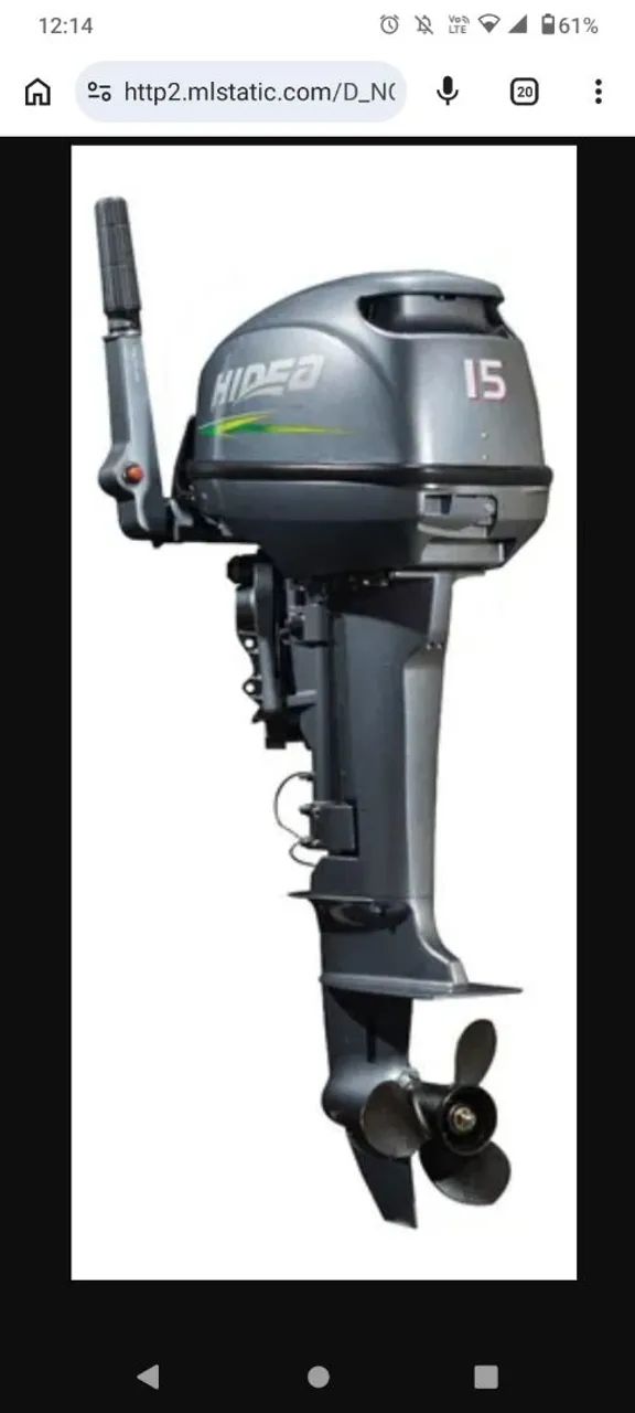 Motor de popa 15 HP