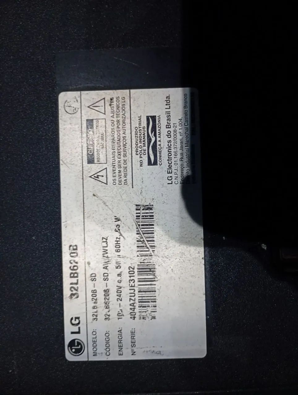 Televisão LG 32 polegadas 3D - Foto 3