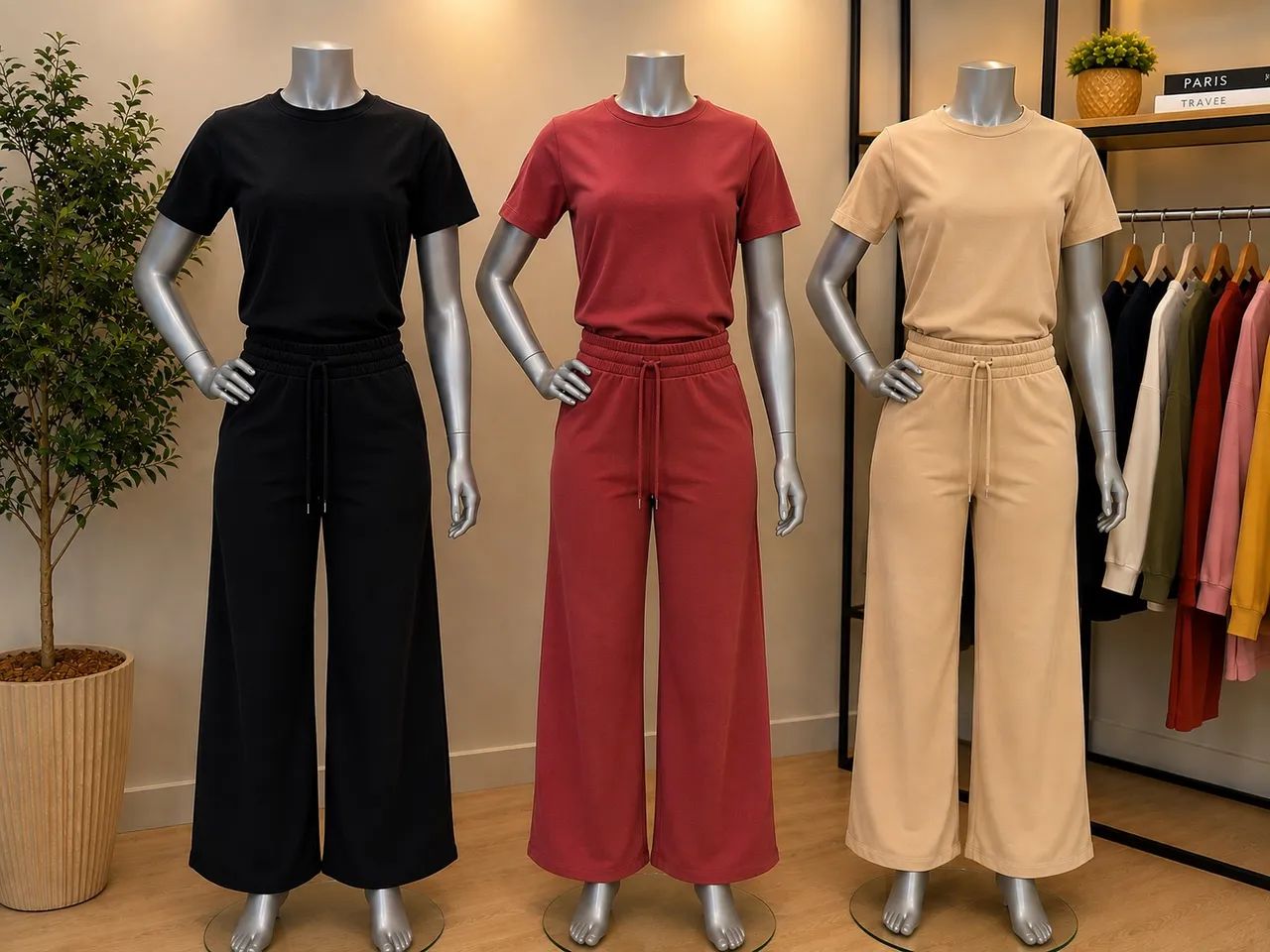 Conjunto de calça e blusa 