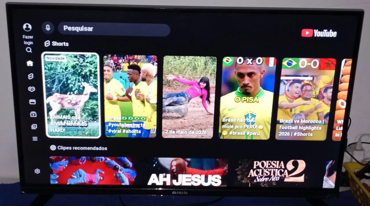 Tv smart 32 polegadas Android seme nova  - Foto 4