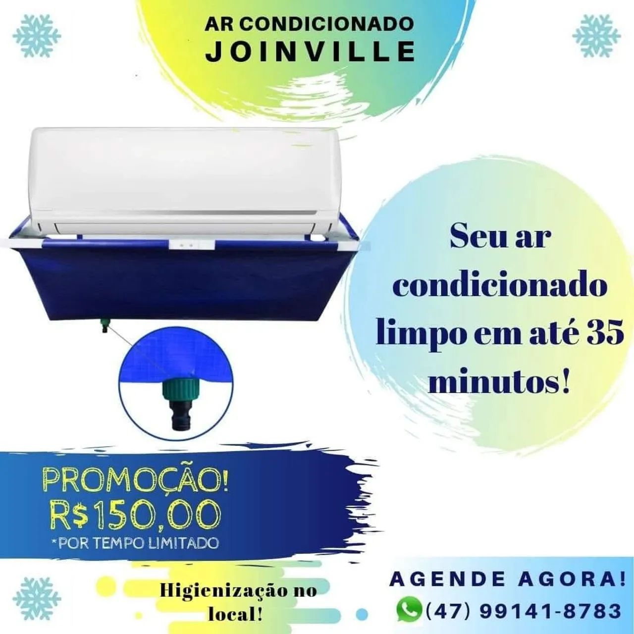 Higienização de ar condicionado 