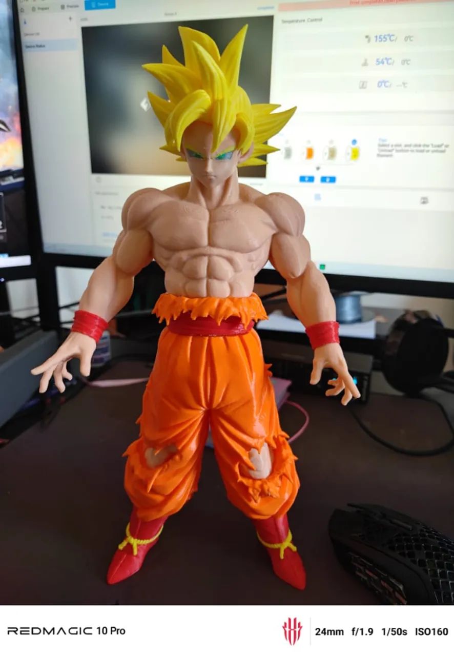 action figure goku 3d 30cm - Foto 5