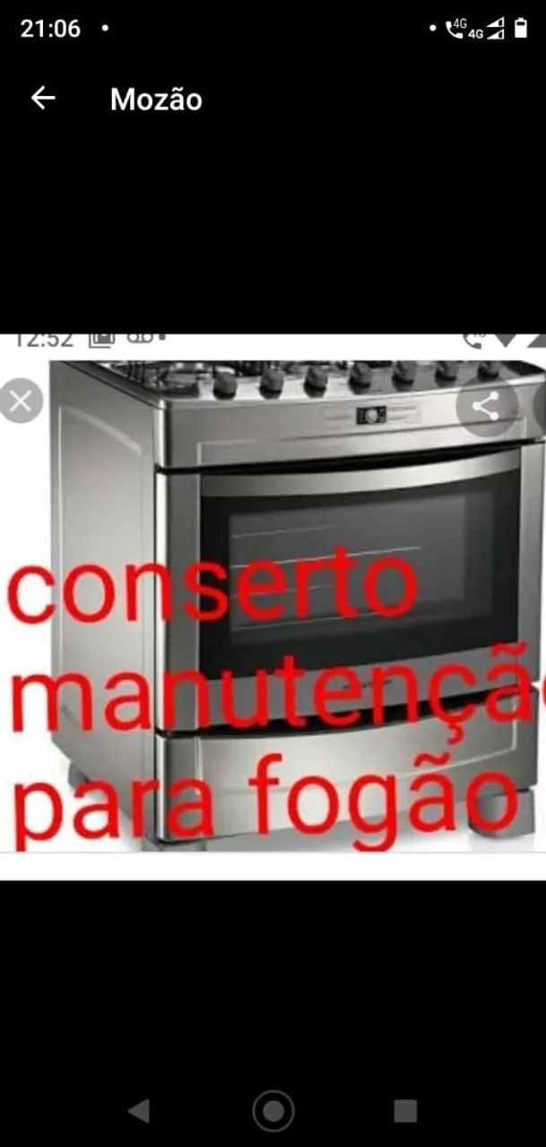 Consertar _se fogão em domicílio 