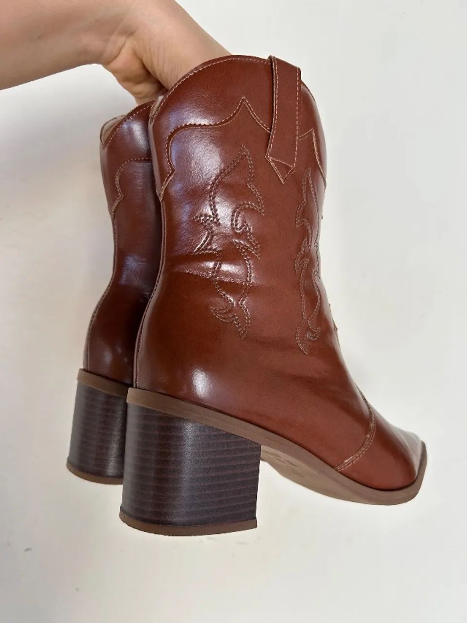 Bota Texana Marrom  - Foto 3