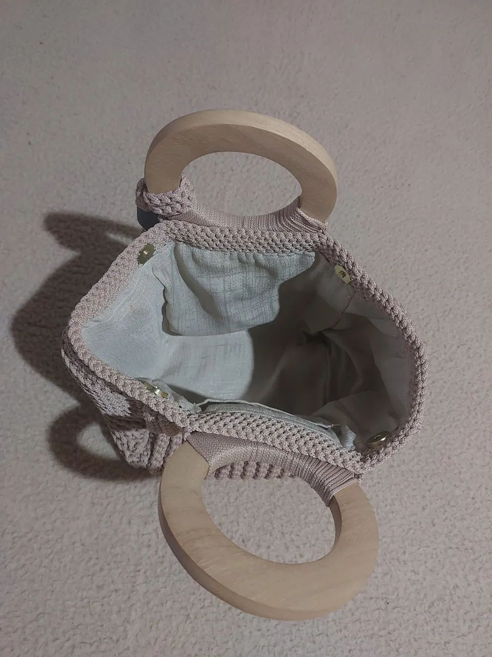 Bolsa de luxo crochê - Foto 2