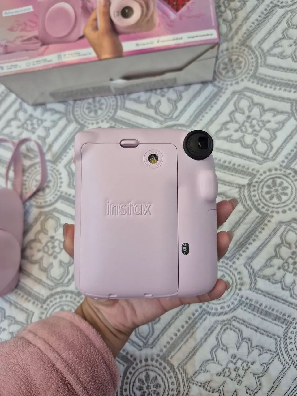 Kit câmera instantânea Instax mini 12 + bolsa - Foto 5