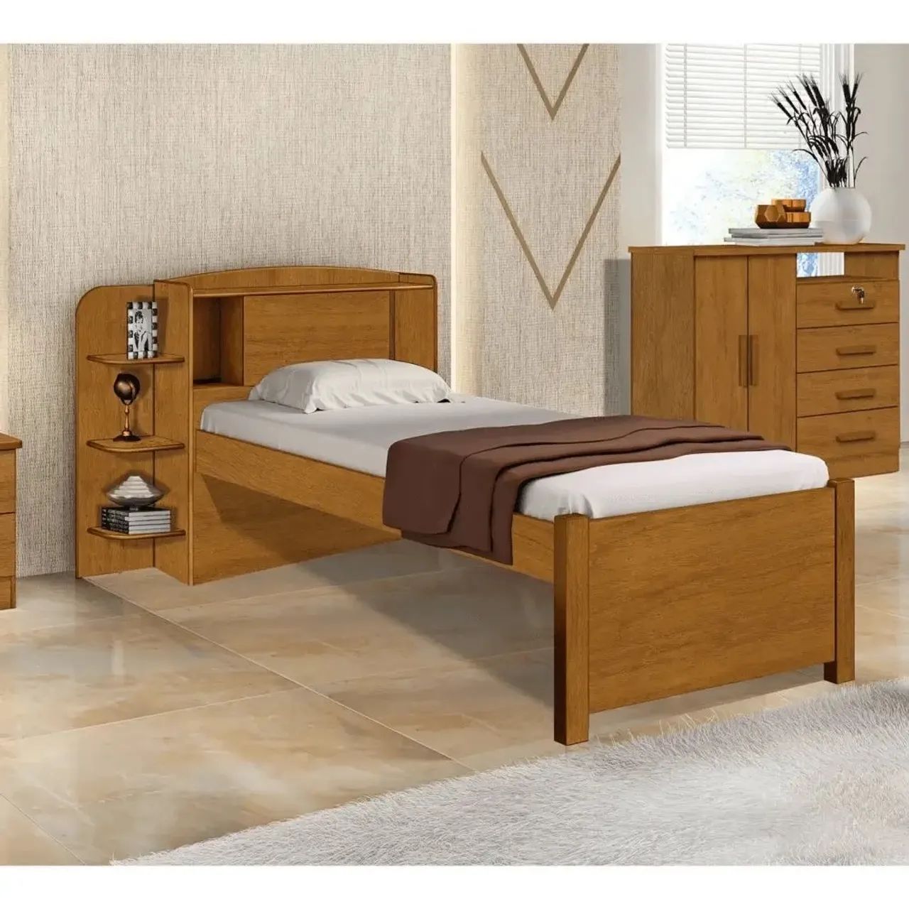 Cama Milenio Solteiro 100% Mdf  / entrega hoje  - Foto 2