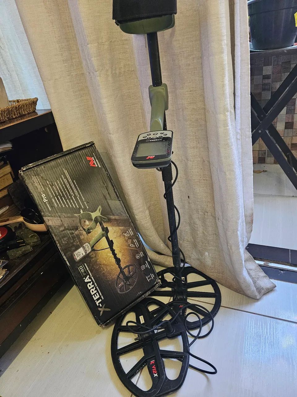 Detector de metal x-terra pró completo