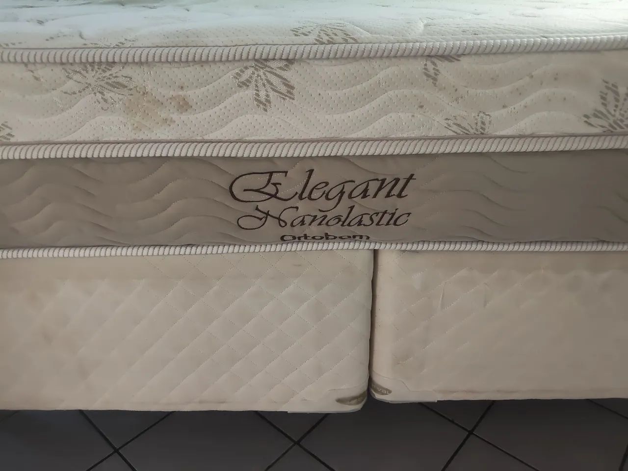 Cama box Queen Ortobom Elegant Nanolastic molas Bonnell  - Foto 3