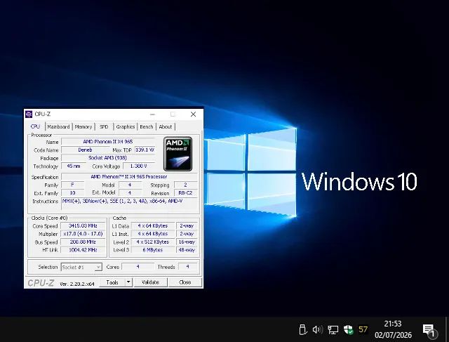 Processador Phenom II X4 965 Black Edition AM3 - Foto 2