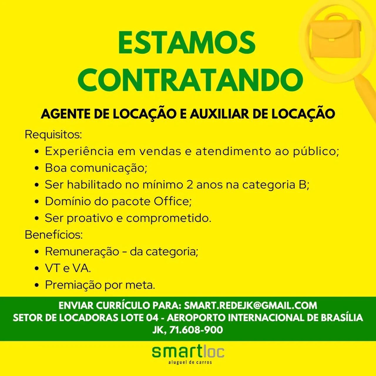 VAGA DE EMPREGO