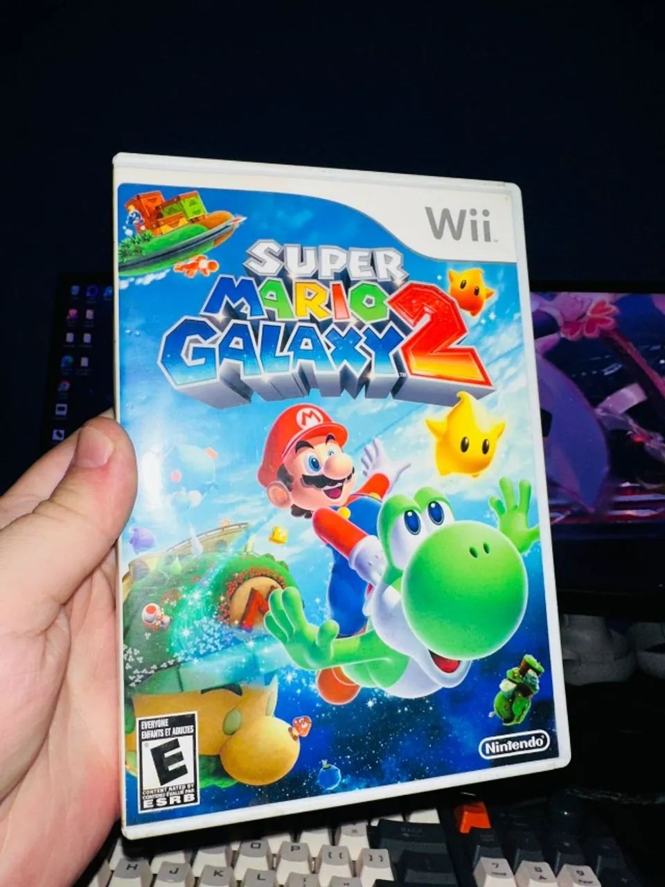 jogo original para nintendo wii - super mario galaxy 2 - americano