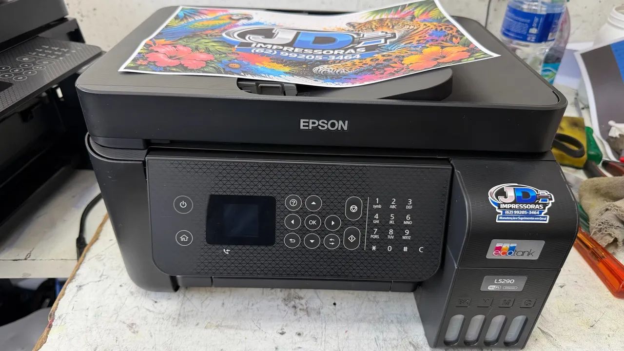 Impressora l5290 com rede wifi e adf  - Foto 4