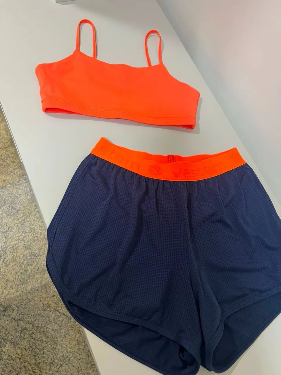 Três peças novas top short e regata  - Foto 3