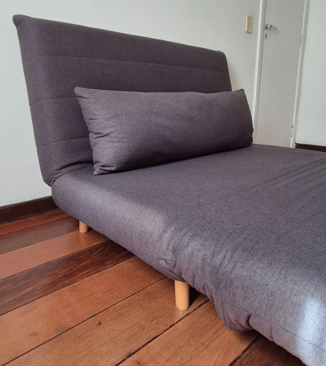 Sofá Cama Casal de 2 lugares Gênova Cinza - Foto 5