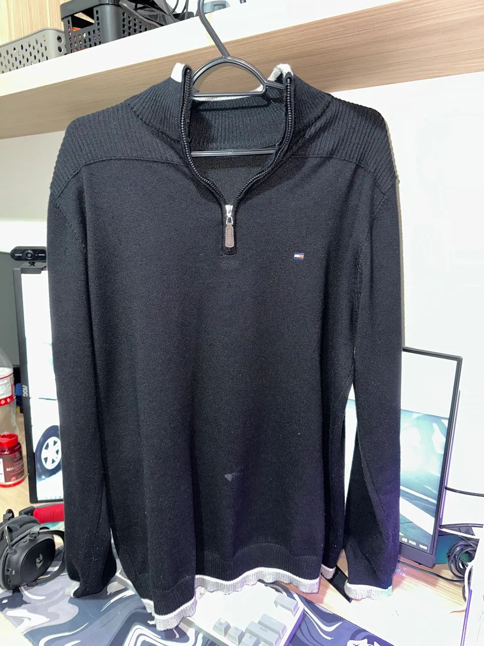 Suéter Quarter Zip Tommy Hilfiger 