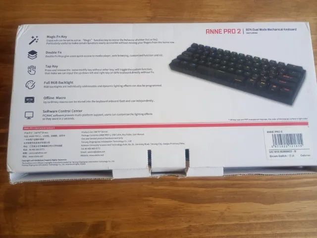 Teclado Mecânico Anne Pro 2 - Preto - Foto 3
