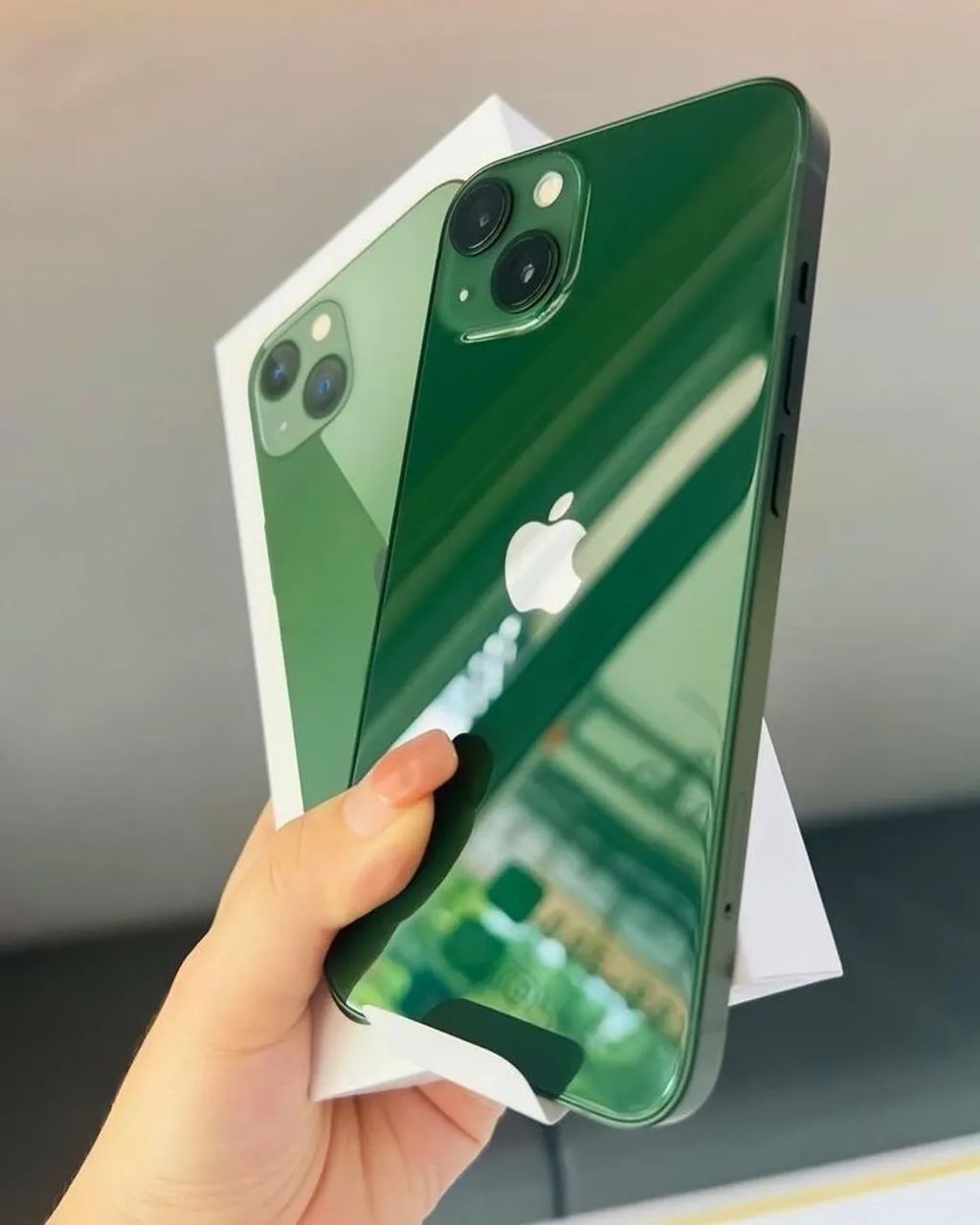 IPHONE 13 mini 128gb 100% com caixa Face ID cor verde - Celulares