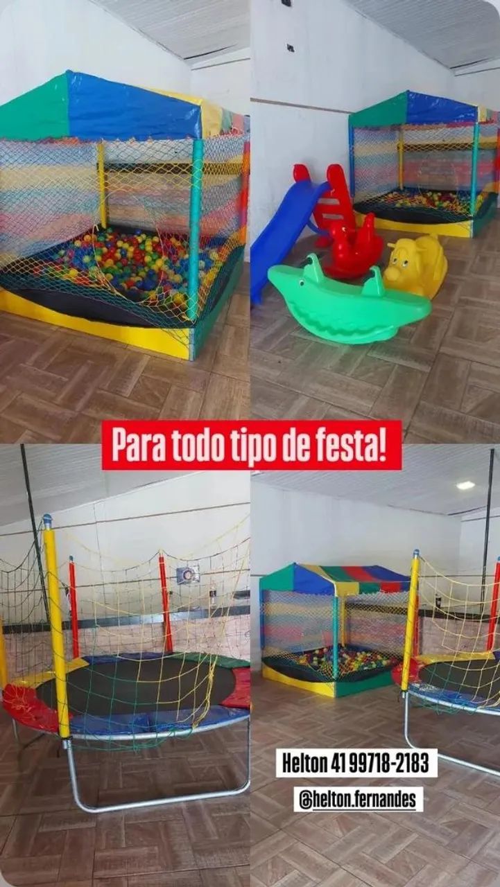 Piscina de bolinhas e Cama elástica  - Foto 2