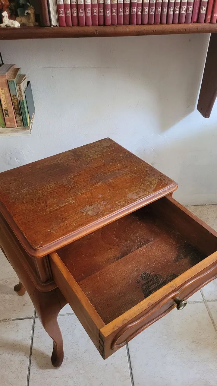 Mesa de cabeceira antiga (criado-mudo)  - Foto 5