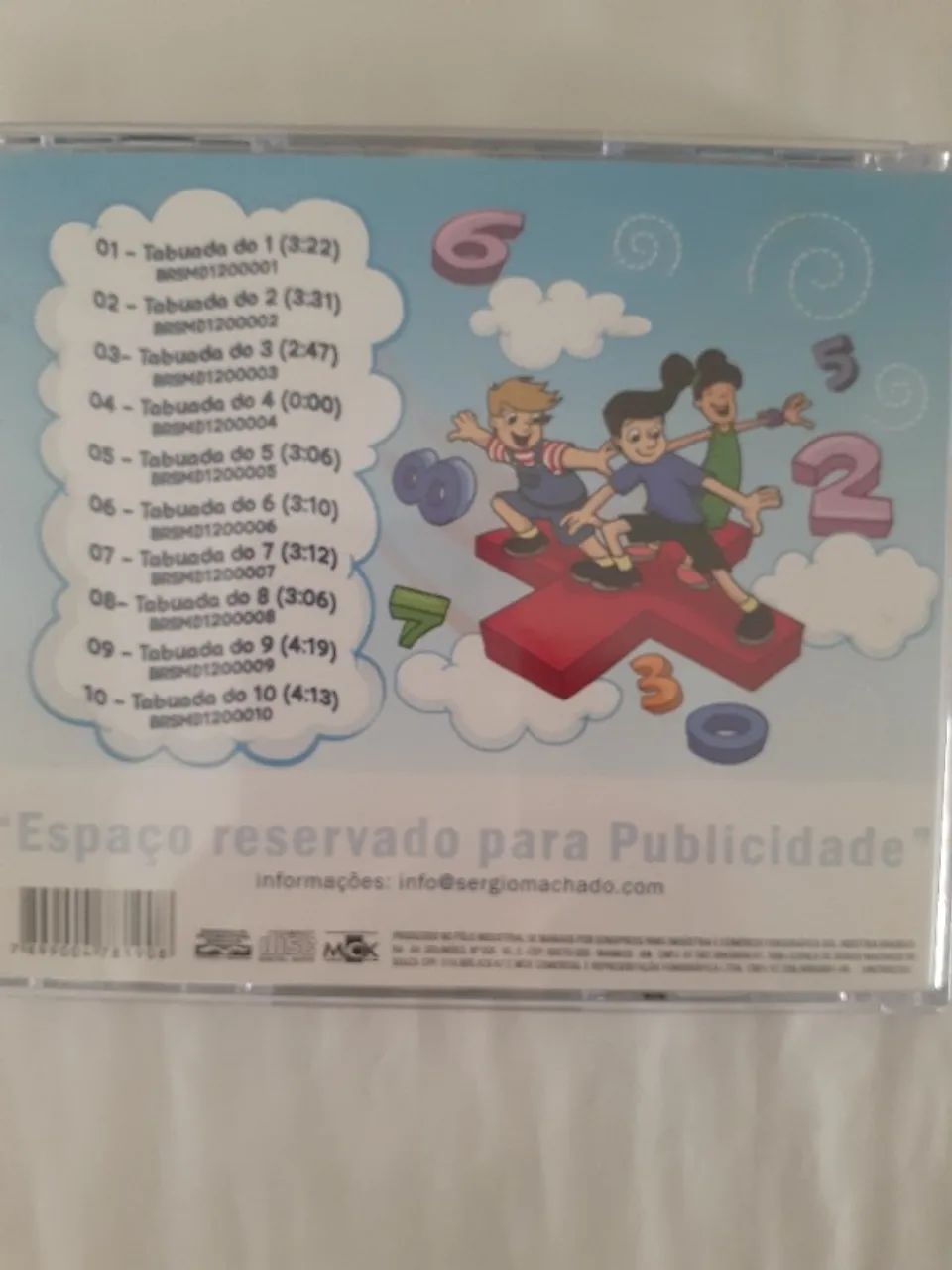 CD TABUADA MUSICAL DE SERGIO MACHADO - Foto 3