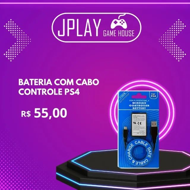 Bateria PS3 PS4 controle