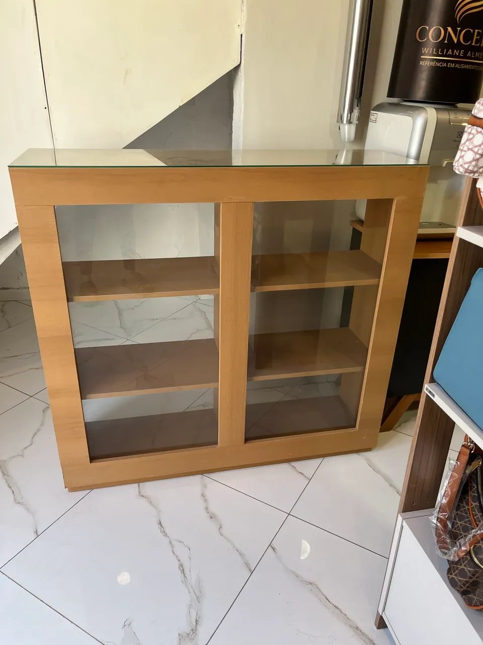 Recepção MDF com vidro  - Foto 2