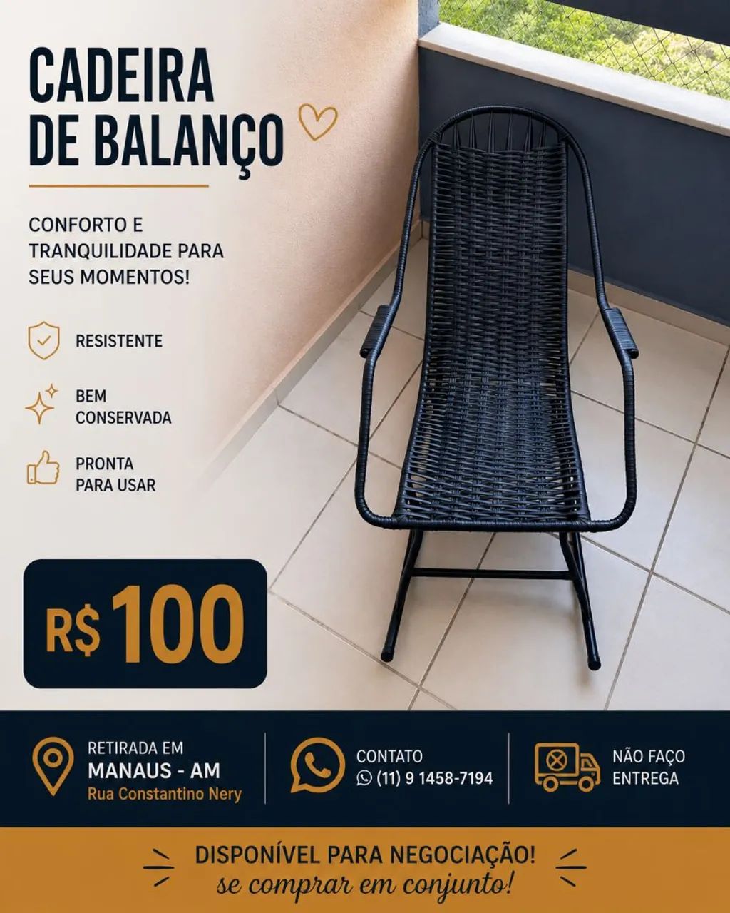 Cadeira de balanco 