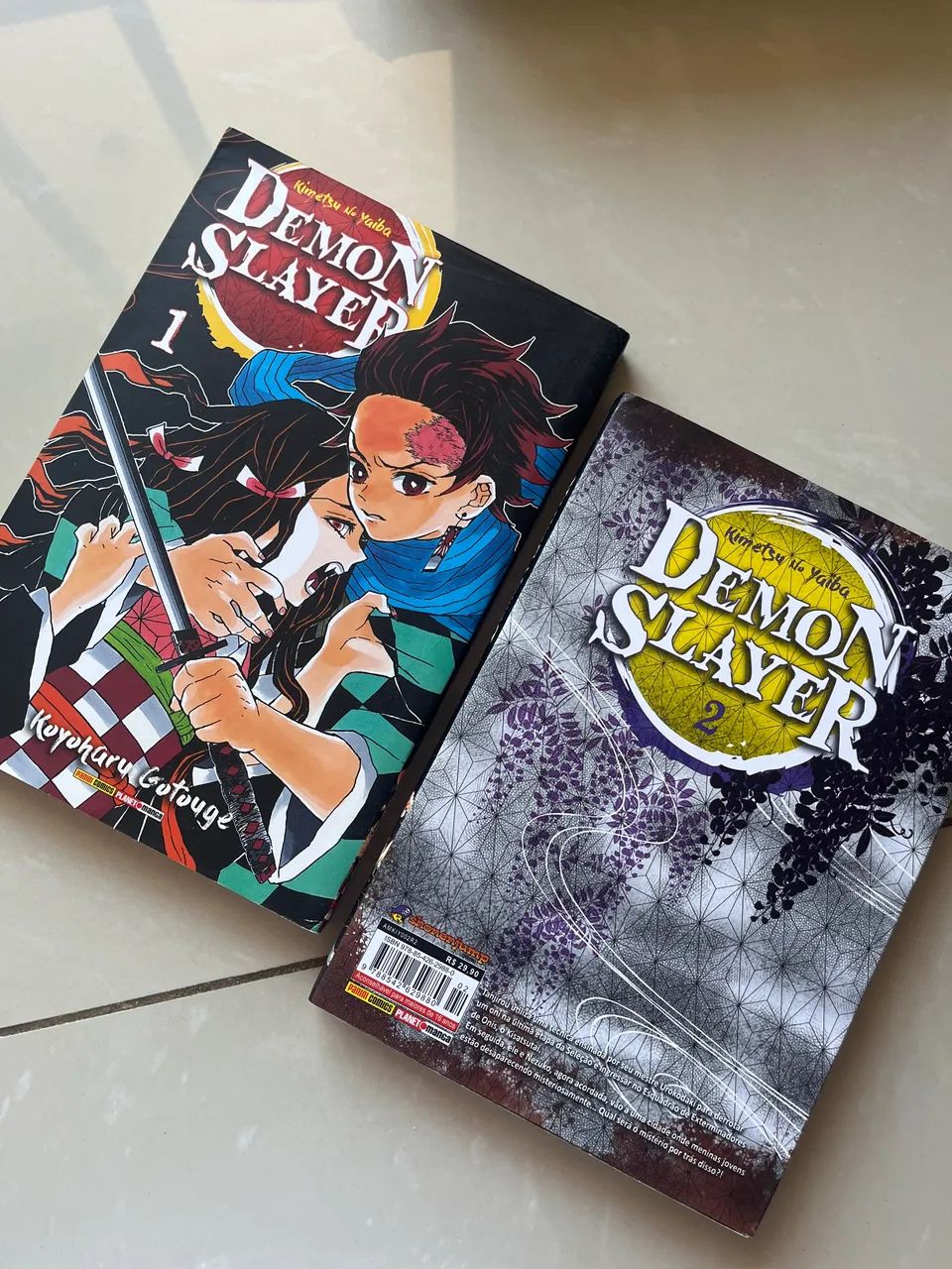 Mangás Demon Slayer (1 e 2)