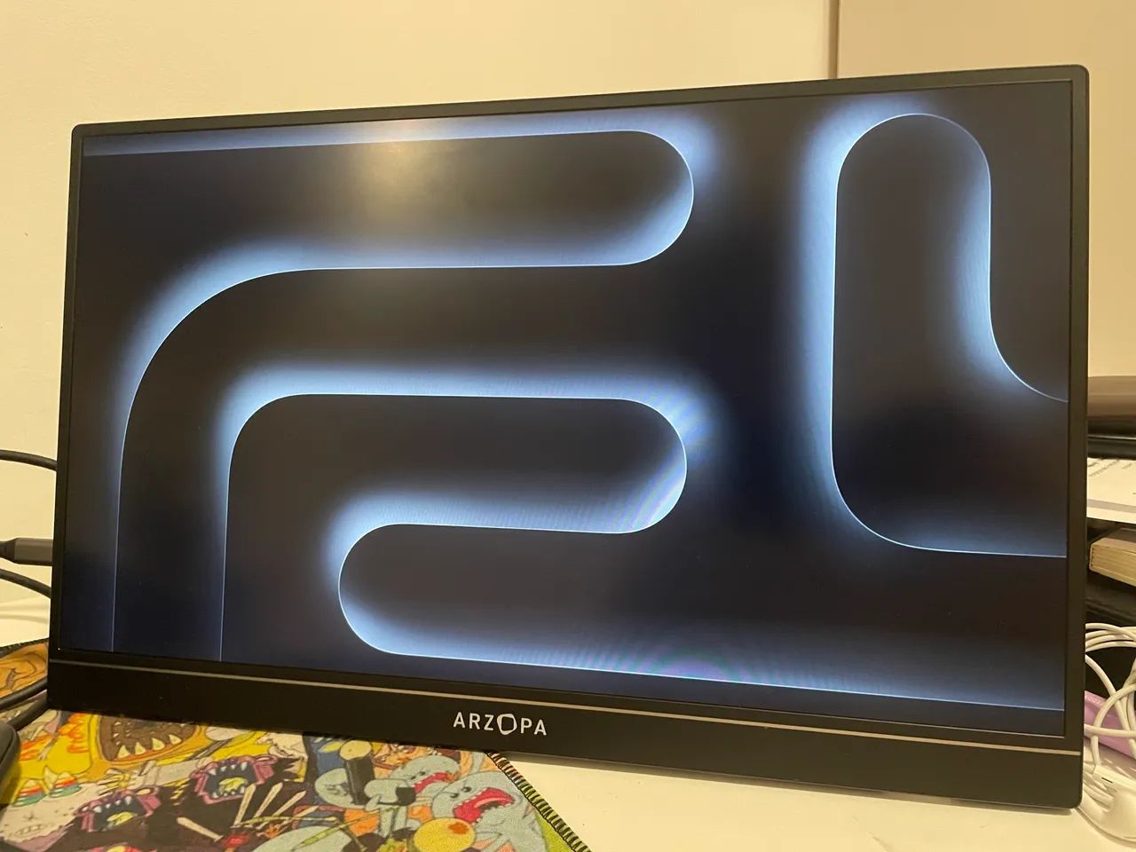 Monitor Portátil Full Hd 144hz Gamer 1080p 16,1 Polegadas Cor Preto
