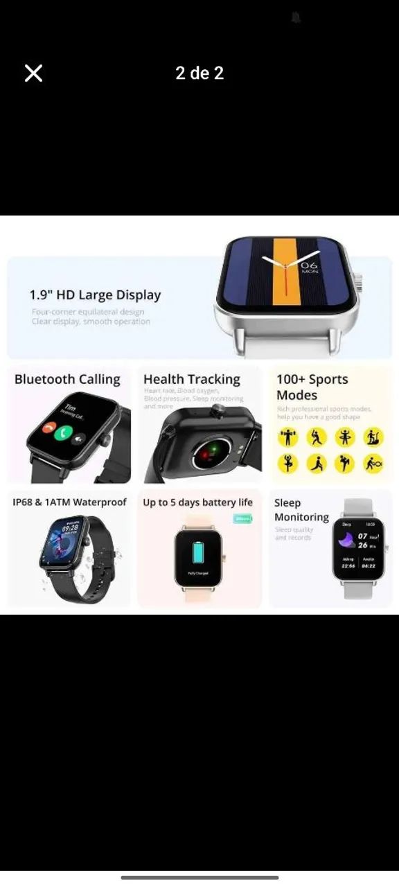 Rel ógio Smartwatch Colmi P81 - Foto 2