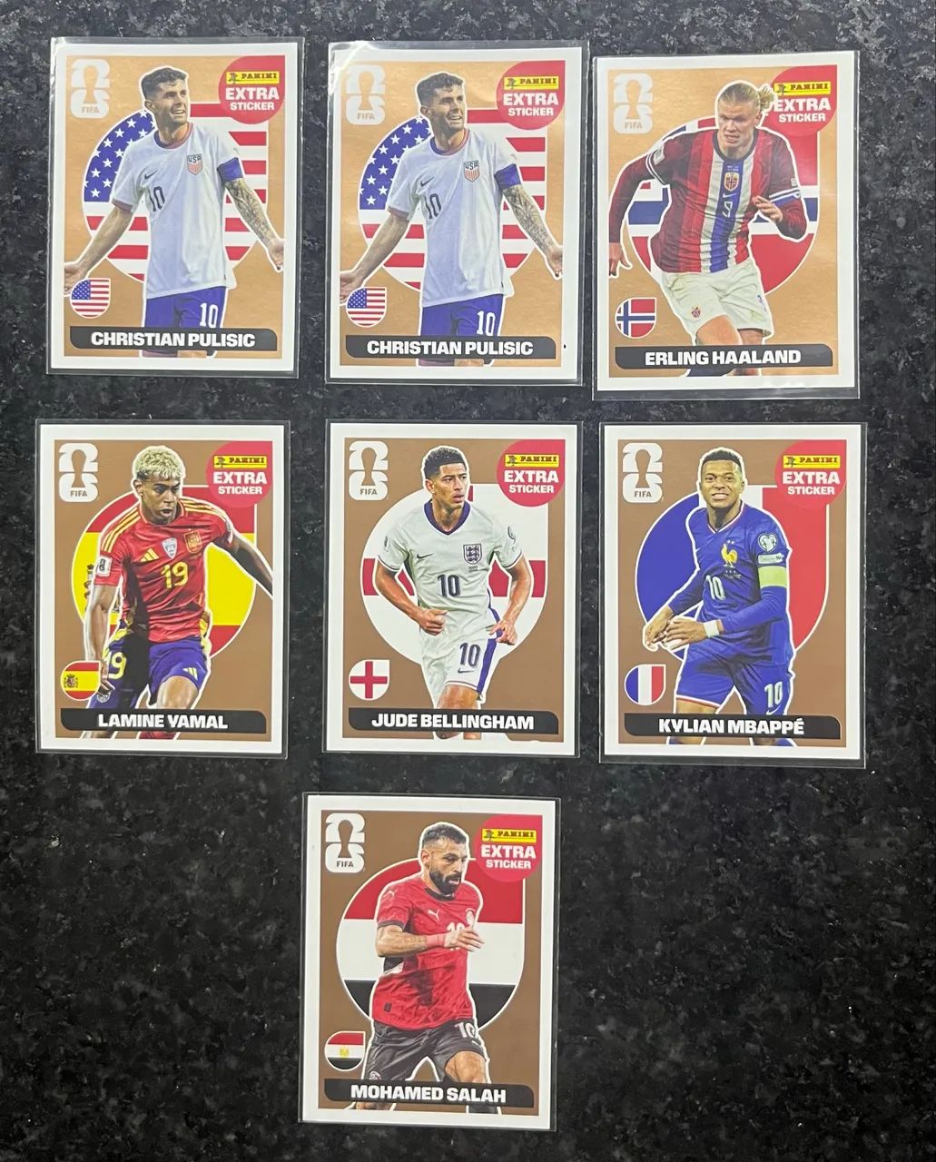 Lote figurinhas extra copa 2026 Bronze Originais 