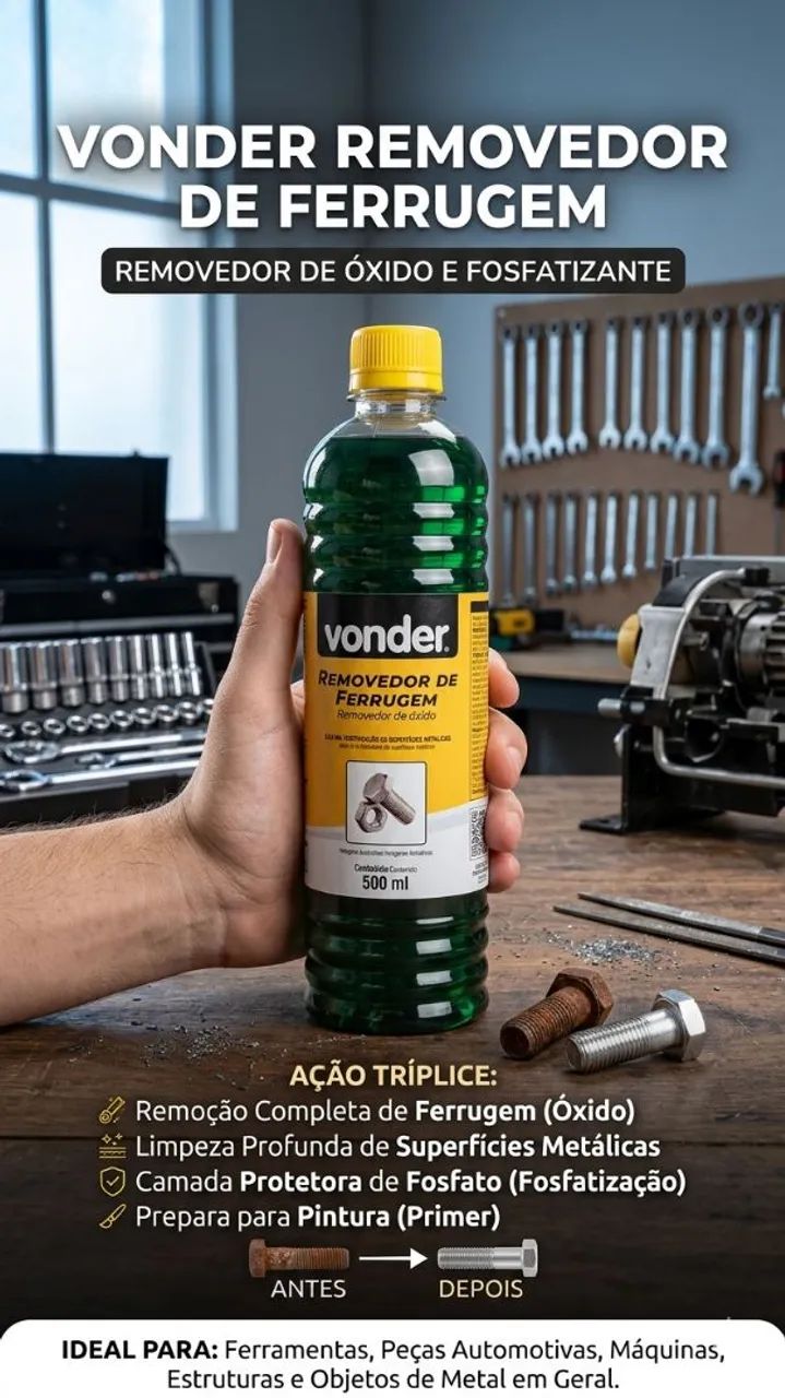 Removedor Ferrugem 500ml Vonder