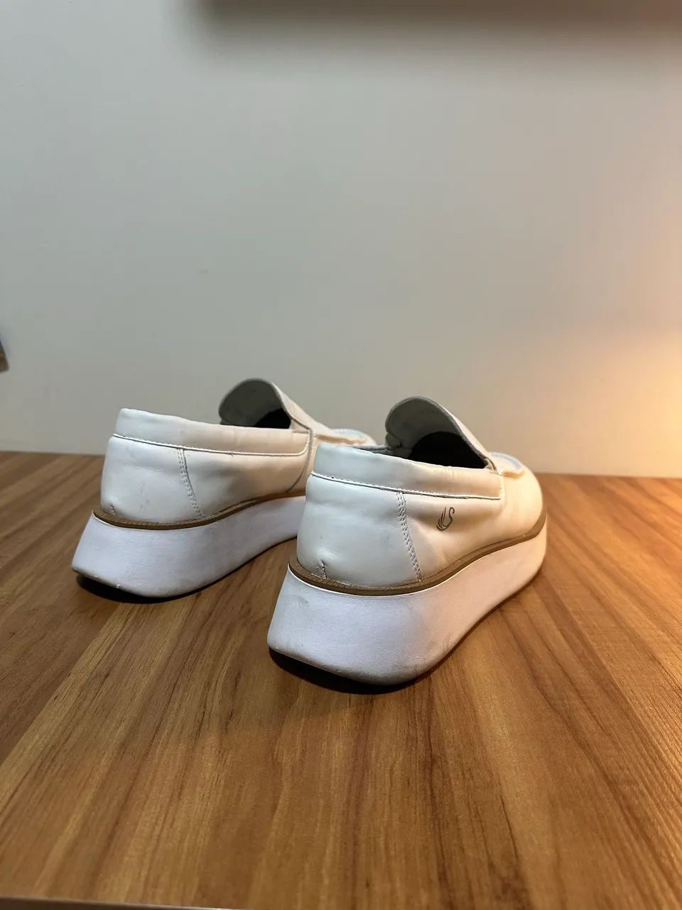 Sapato de Couro Branco - Foto 2