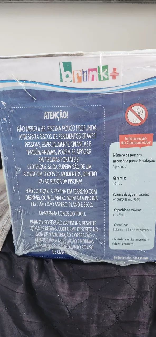 Piscina Inflável - Grande e Nova.  - Foto 3