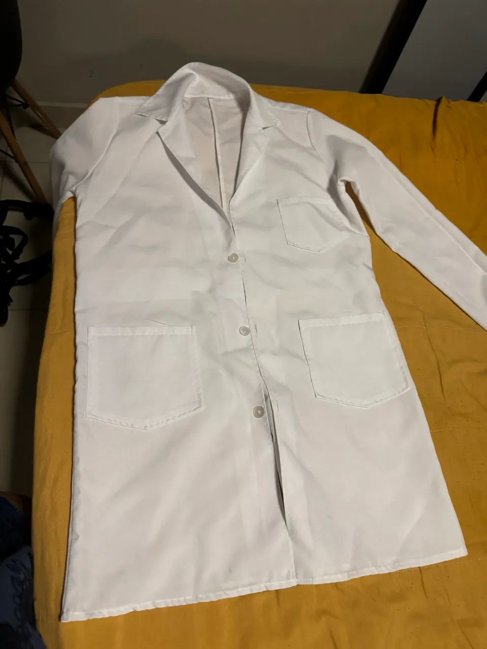 Jaleco/avental branco tamanho P - Foto 2