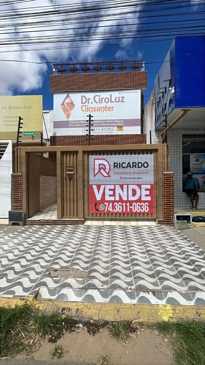 VENDO - IMOVEL PARA FINS COMERCIAIS - CENTRO - JUAZEIRO-BA 