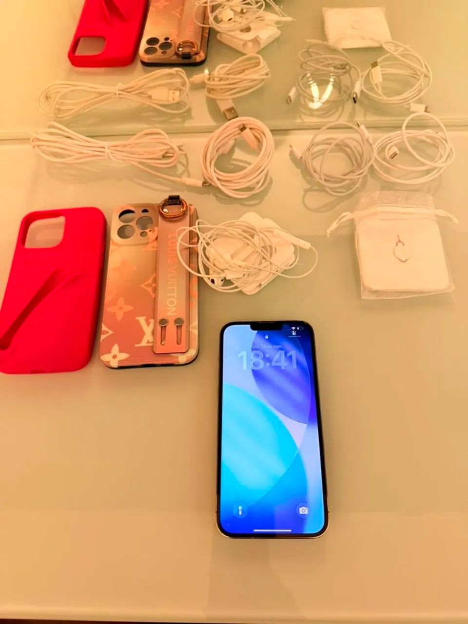 Iphone 13 pro max dourado 128GB - Foto 4