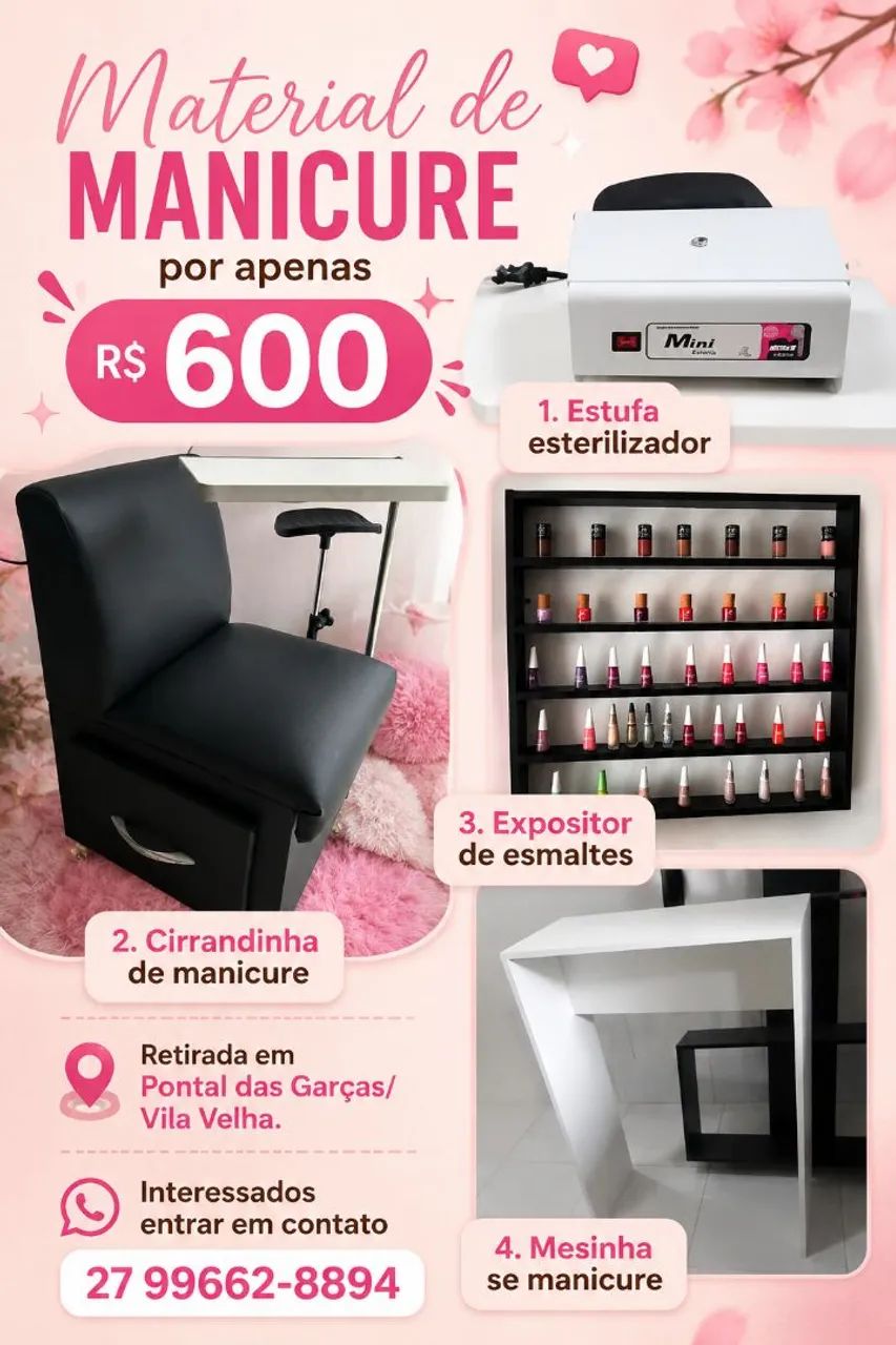Material pra manicure 