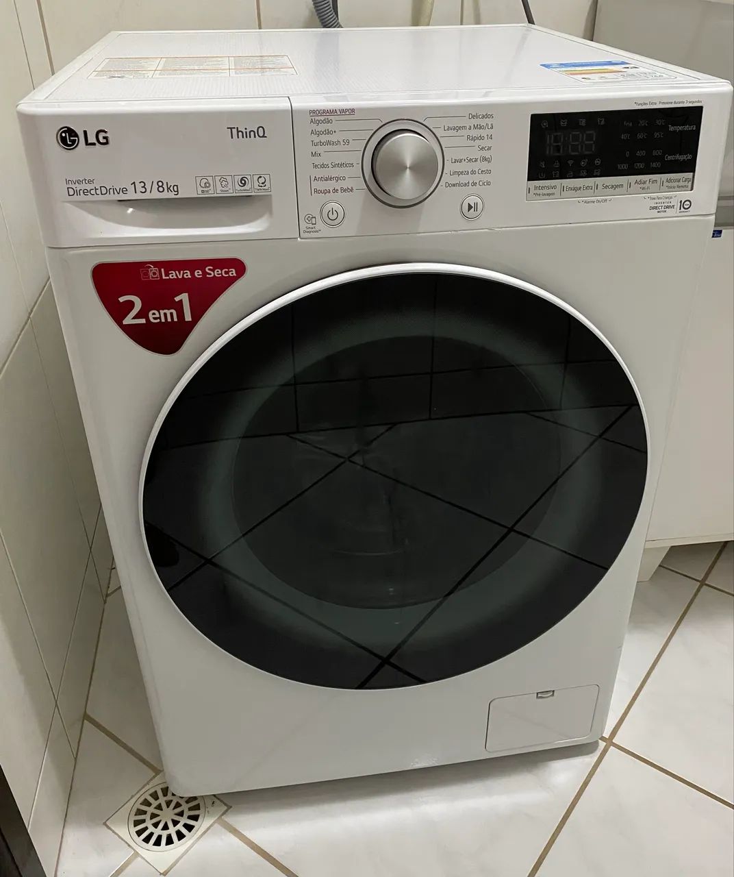 Máquina lava e seca LG 