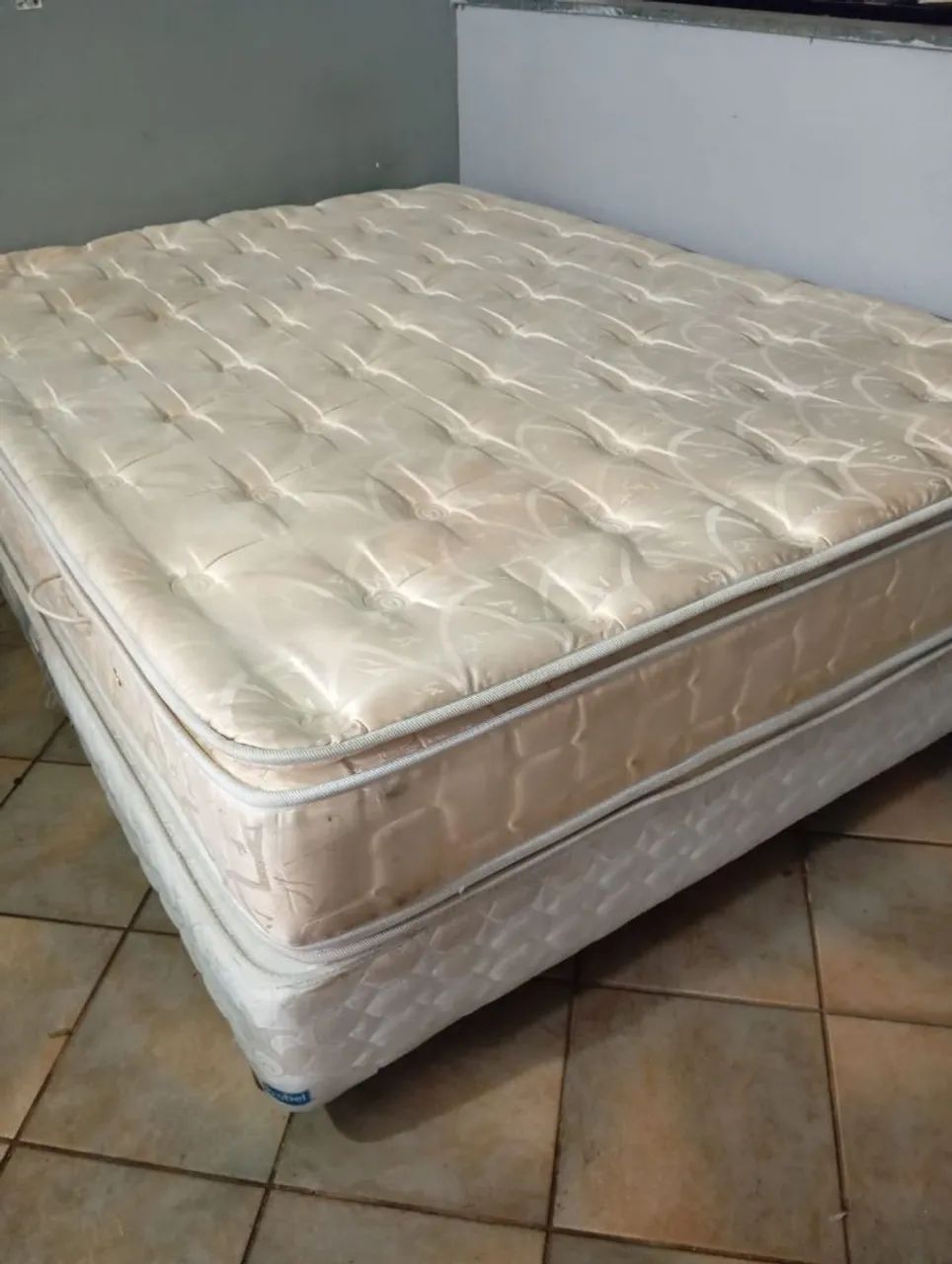 Cama box casal colchão  de molas ensacadas - Foto 4