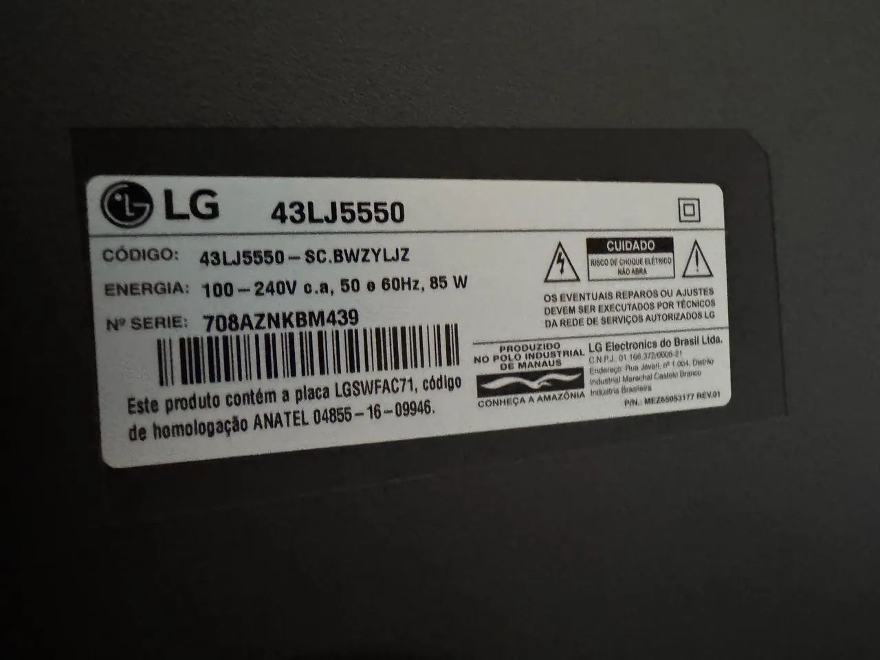 Vento Tv 43 polegadas LG  - Foto 2